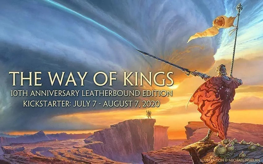 The Way of Kings Leatherbound Kickstarter Sneak Peek Brandon Sanderson