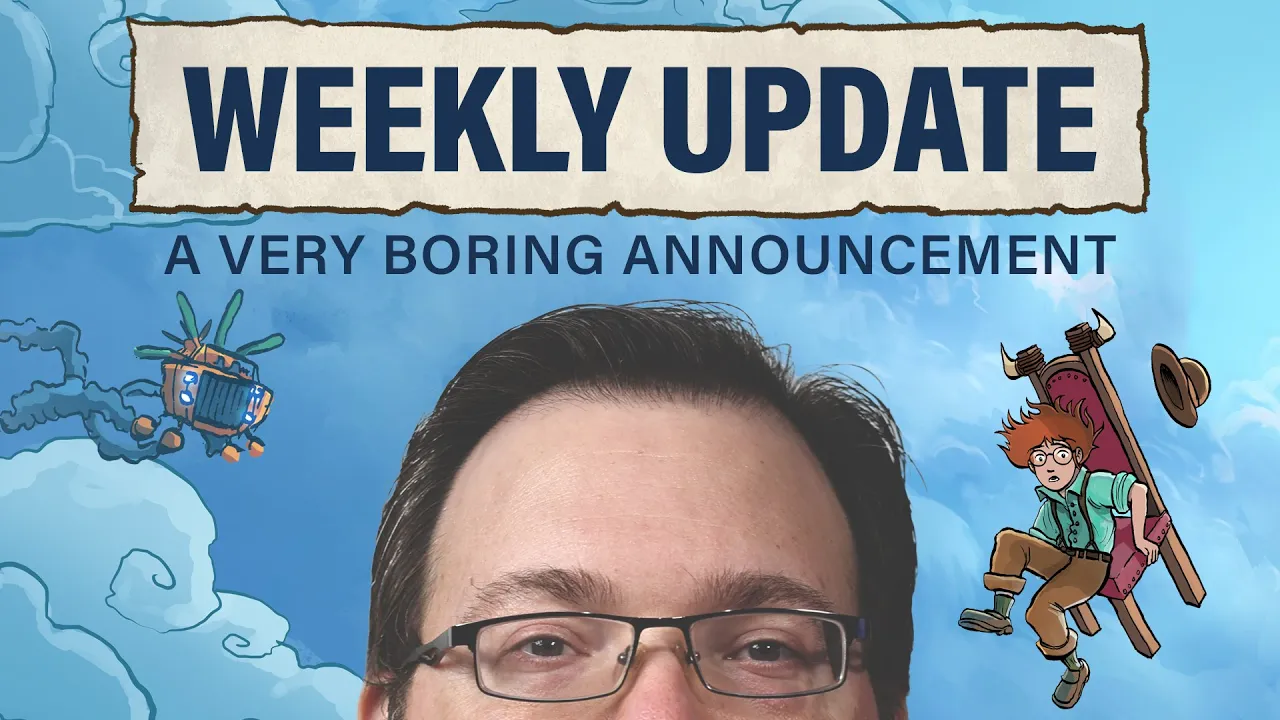 Weekly Update: A very boring book announcement